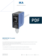 MICROSTAR 7.5 Control: /// Data Sheet