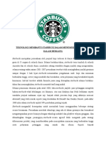 Teknologi Membantu Starbuck Dalam Menemukan Cara Baru Dalam Bersaing