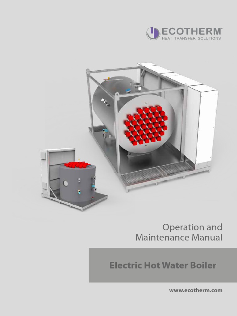 Electric Hot Water Boiler Operation and Maintenance Manual PDF