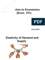 Introduction To Economics (Econ. 101) : Janury, 2021