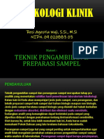 TOKSIKOLOGI KLINIK (Teknik Pengambilan & Preparasi Sampel Toksikologis)