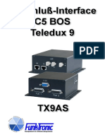 Anschluß-Interface C5 BOS Teledux 9