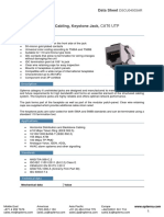 DSCU04003AR - Keystone Jack, CAT6 UTP