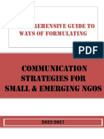 Communication Strategy Outline by Zaa Twalangeti PDF