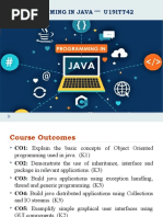 Programming in Java U19ITT42