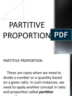 Lesson 6: Partitive Proportion