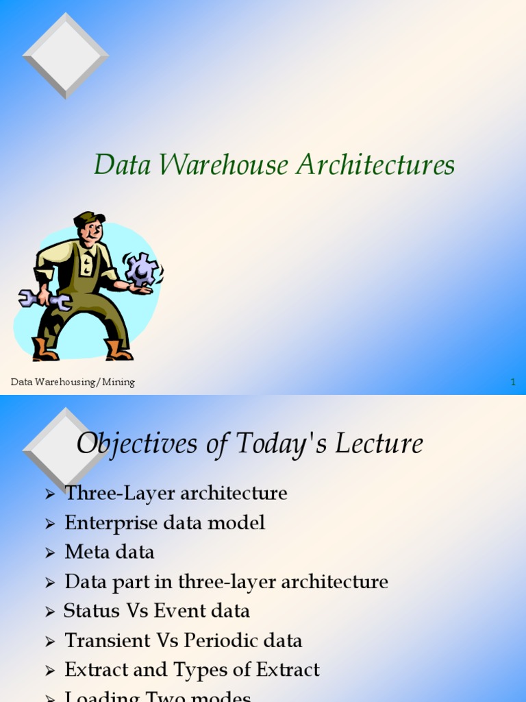 Architectural Components of Data Warehouse | PDF | Data Warehouse ...