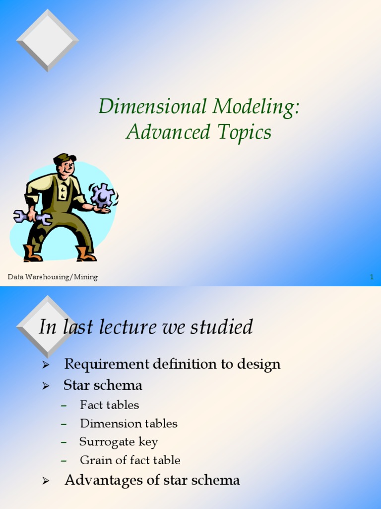 Data - Warehouse - Dimensional Modeling Advanced Topics | PDF | Data ...