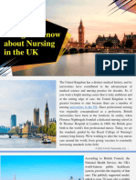 Things To Know About Nursing in The UK