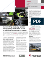 Case Study: Achieving Survey Grade Accuracy With The MX8 Mobile Mapping System