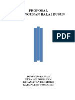 Proposal Balai Dusun