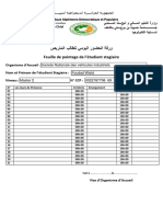 Feuille de Pointage - 2