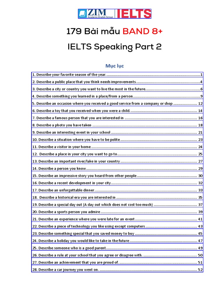 IELTS Speaking Part 2 Sample Answers | PDF | Stuffed Toys