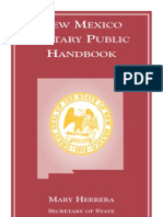 NM Notary Public Handbook - 2007