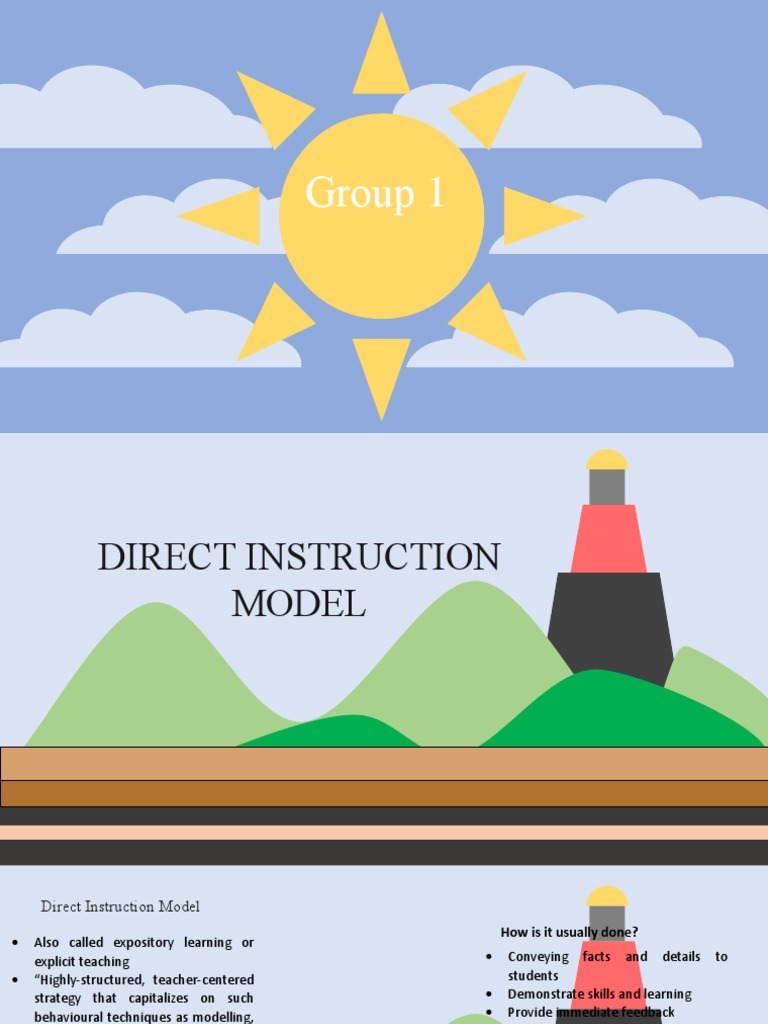 Direct Instruction Model PDF Teachers Learning