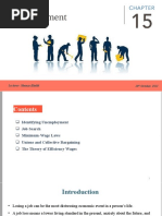 Macroeconomics Lecture Chapter 15 Unemployment