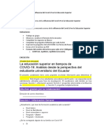 Tarea 5. ENCUESTA. Influencia Del Covid 19 en La Educación Sup. V2