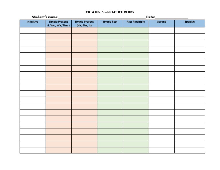 Tabla en Blanco 1 Cbta PDF