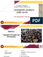 Module 5 - ES - Population Principle and Demography