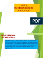 NIIF 3 Combinacion de Negocios