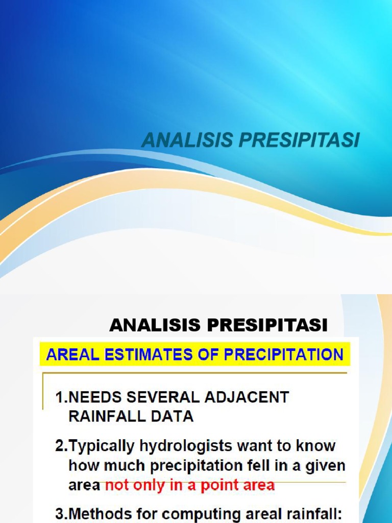 Analisis Presipitasi | PDF