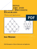(Monographs On Discrete Mathematics and Applications) Ingo Wegener - Branching Programs and Binary Decision Diagrams - Theory and Applications-Society For Industrial Mathematics (1987)