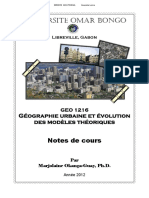 Fascicule Géo Urbaine