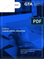 GTA - Silabus Junior Office Operator