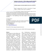 Hyperglycemia-induced inflamm-aging accelerates gingival senescence via NLRC4