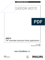 74F Extended Octal-Plus Family Applications: Integrated Circuits