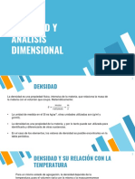 Densidad y Analisis Dimensional