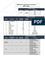 Actividad Plan de Requerimiento de Materiales