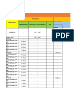 Tabla - Arq - Versión 01 - Dosificación