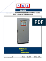 Automatic Microprocessor Control Panel For Stand-By Generator