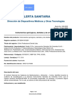 049-2022 - Instrumentos Quirúrgicos, Dentales y de Ortodoncia