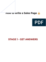 How To Write A Sales Page