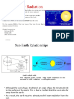 Solar Radiation Fundamentals