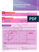 Types of Functions and their Properties