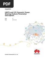 UMTS and LTE Dynamic Power Sharing (SRAN17.1 - 01)