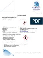 Msds Limpiavidrios Wash Glass