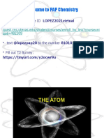 Welcome To PAP Chemistry: - Join Quest: Unique ID LOPEZ2021virtual or