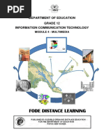 Fode Distance Learning: Department of Education Grade 12 Information Communication Technology