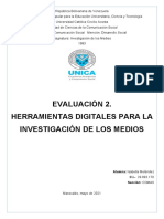 Eva2 Investigación de Los Medios Isabella Meléndez C I 29 893 170