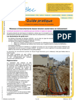 Réseaux Et Branchements Basse Tension Souterrains en Lotissement