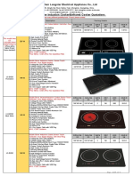 2&3&4&5 Burner Induction+Infrared Cooker Quotations-Alan Liu(LONGSTAR)