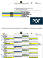 Horario de Clases Presenciales 2021 - 2022