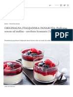 Panakota Recept - Deserti - Deserti Bez Pečenja