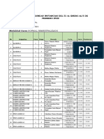 Rol Segundas 2do Semestre 2021