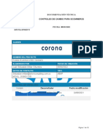 1.2 Controles de Cambio Ecommerce Coronaco