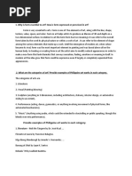 Reflections: 1. Why Is Form Essential To Art? How Is Form Expressed or Perceived in Art?